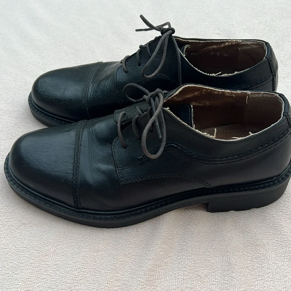 Vintage Canyon River Blues black chunky Oxford shoes (men 7.5 /women 8.5) Italy